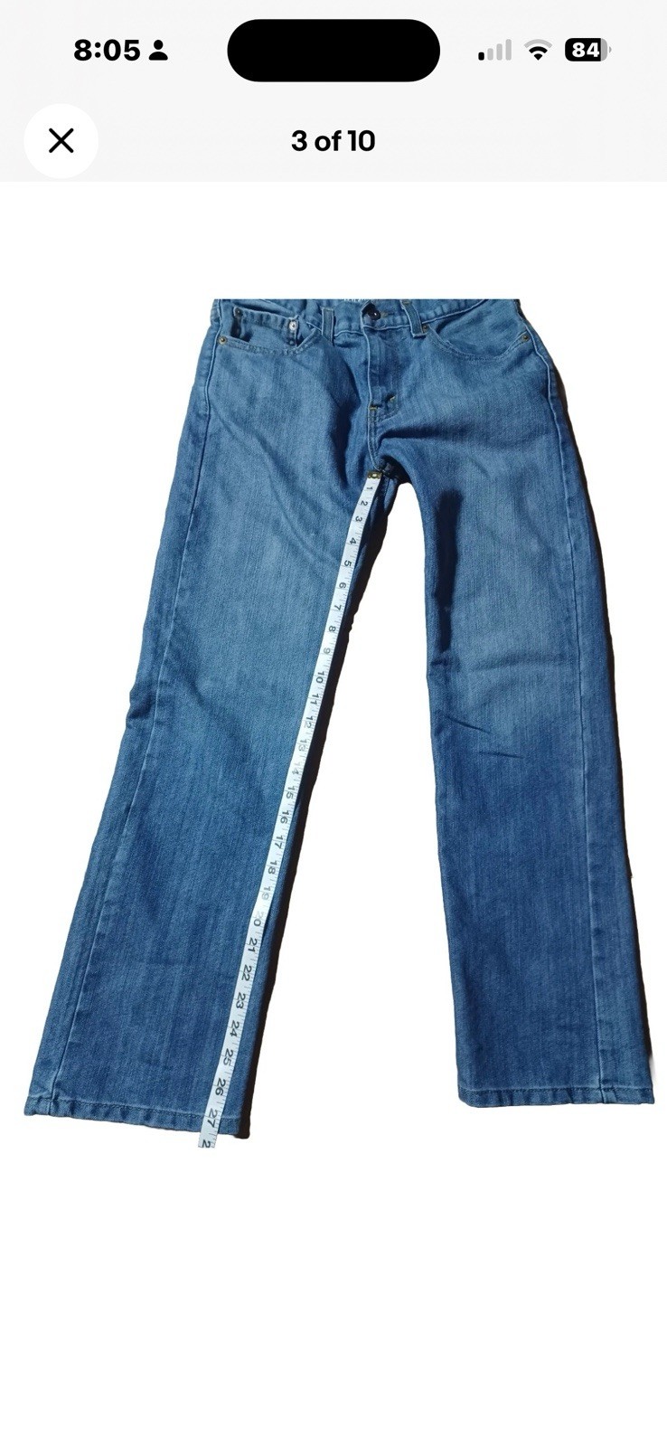 Signature By Levi Strauss Blue Jeans Slim Straight 16 Regular Boys image 2