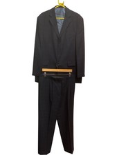 Marks & Spencer Navy Wool Suit 2 Piece Jacket Trousers - Size 42
