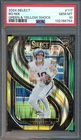 2024 Select #117 Bo Nix RC GEM-MT Green & Yellow Shock PSA 10  Broncos 6784