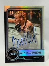 2019 Topps UFC Museum Collection Valentina Shevchenko Auto 31/99