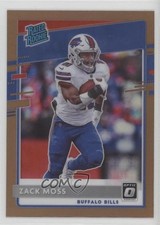 2020 Panini Donruss Optic Rated Rookies Bronze Prizm Zack Moss #180 0ld5