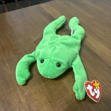 Ty Beanie Baby "Legs" the Frog 1993 PVC Pellets MINT