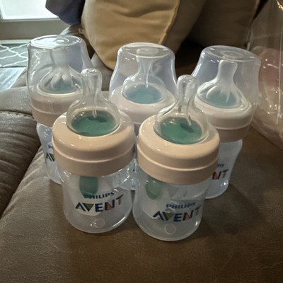 5 Phillips Advent Anti-Colic Baby Bottles 4oz Bottle Feeding Baby Supplies