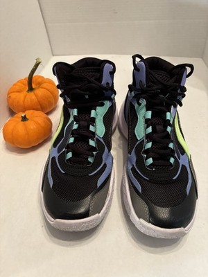 Size 6 - Puma Playmaker Pro Foam Basketball Shoes - Black Blue And Green