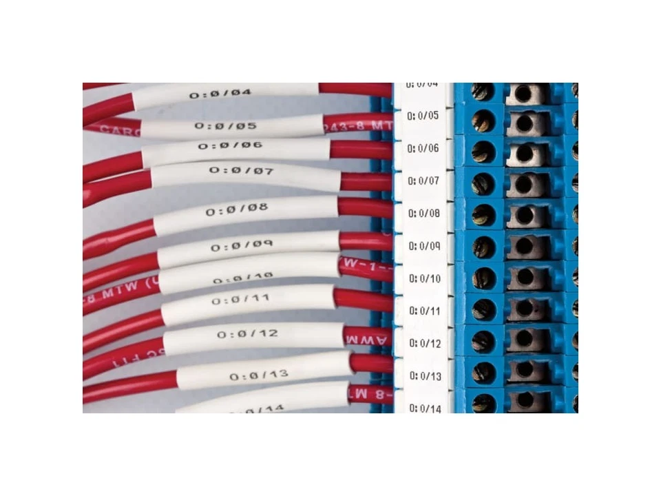 Brady M5-187-1-342 - Heat-Shrink Labels, for M5 Printers, .335x1', Black on - Image 2 of 2