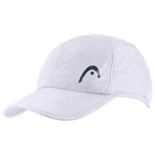 2024 UNISEX HEAD PRO PLAYER ADJUSTABLE TENNIS CAP WHITE  287124-WH