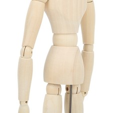 Flexible Wooden Mannequin For Sketch Drawing Home Decor Premium