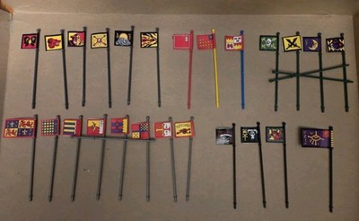 Milton Bradley Battle Masters The Epic Game of Fantasy Battles Game Flags Only
