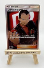 Giovanni's Exile (Full Art) 67/68 Hidden Fates Holo for sale