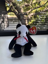 Beanie Babies, TY 1998 FORTUNE, Mint, tags and tag covers w/acrylic case