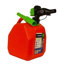 2 Gallon Gas Can, Red, Spill Proof SmartControl Spout, Funnel Included