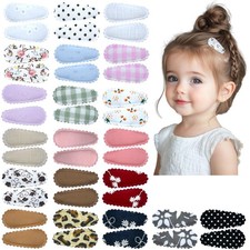 40PCS Baby Snap Hair Clips Hair Barrettes for Girls 1.5 Inch Non 40pcs-1.5inch