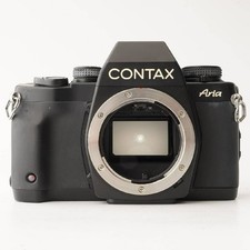 AS IS All Works Contax Aria 35mm SLR Film Camera Black Body From JAPAN