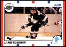 Larry Robinson Los Angeles Kings 1990 Score Hockey Card #260 NHL