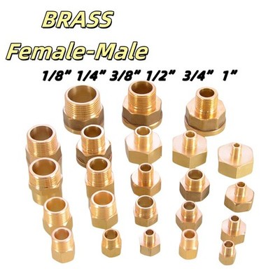 1/8'' 1/4'' ~ 1'' Messing Gewindefittings AG zu IG Gewinde reduziert Fittings Rohre