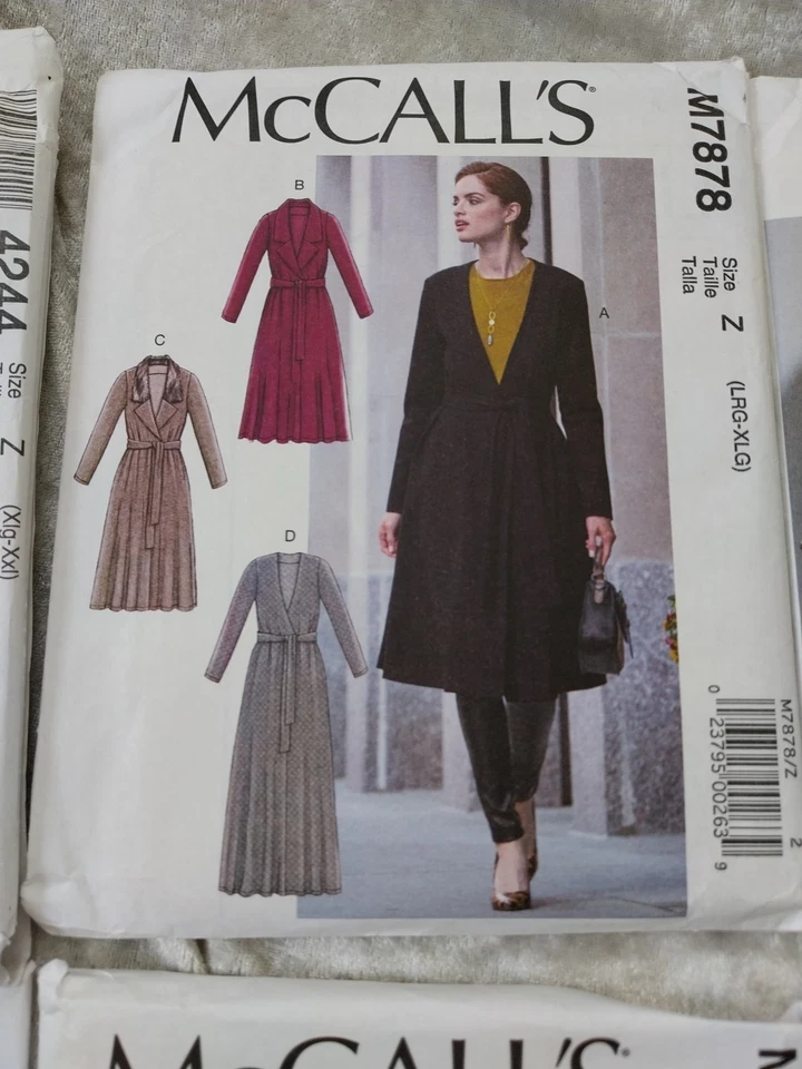 McCalls Bundle x 6 X mens, Womens, Childrens Sewing Patterns Unused Uncut  - Image 3 of 4