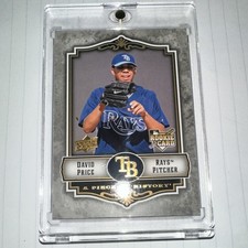Upper Deck 2009 A Piece of History David Price Rookie #101 Tampa Bay Rays