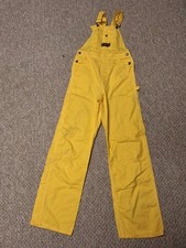 Vintage 90s Washington Dee Cee Sanforized Work Farm Bib Overalls Yellow 29x34