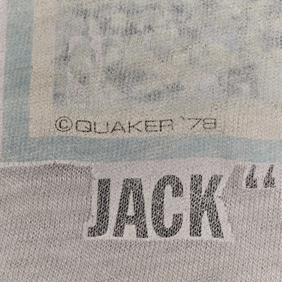 Vintage Seattle Supersonics Jack Banger Sikma Shirt 70s Single Stitch Quaker NBA - Image 3 of 4