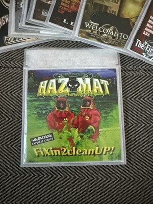 HAZMAT FIXIN2CLEANUP! OAKLAND BAY AREA G FUNK CALI RAP CD DVD SET