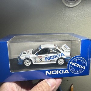 IXO 1/43 Mitsubishi Lancer Evo V WRC Rally NOKIA 2000 RARE!