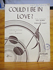Gladys Swarthout Could I Be in Love Sheet Music 1930s Leo Robin William Daly Ste