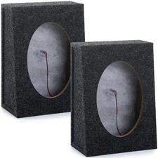 BBTO 2 Pcs Angled Style Car Audio Speaker Box 6 x 9 Inch Car Audio Enclosures...