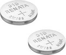 Renata 315 SR716SW Batteries - 1.55V Silver Oxide 315 2 Count Pack of 1