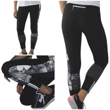 Lululemon Run The World 7/8 TightBlack / Exploded So Fly Butterfly Angel Wing