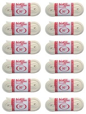 A R Sports Figure Skate Laces, 90" - White 12-Pack