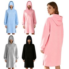 Women's Hoodie Tops Sweatshirt Coat Oversized Adult Long Sleeve Workout Casual