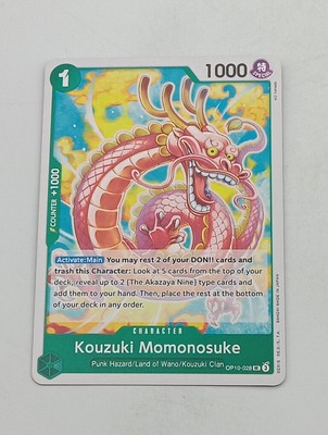 One Piece TCG Einzelkarte Kouzuki Momonosuke Englisch NM