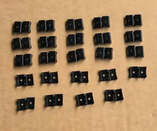 T-Jet & Vibrator HO Slot Car Track Clips for Aurora T-Jet Track 48pcs