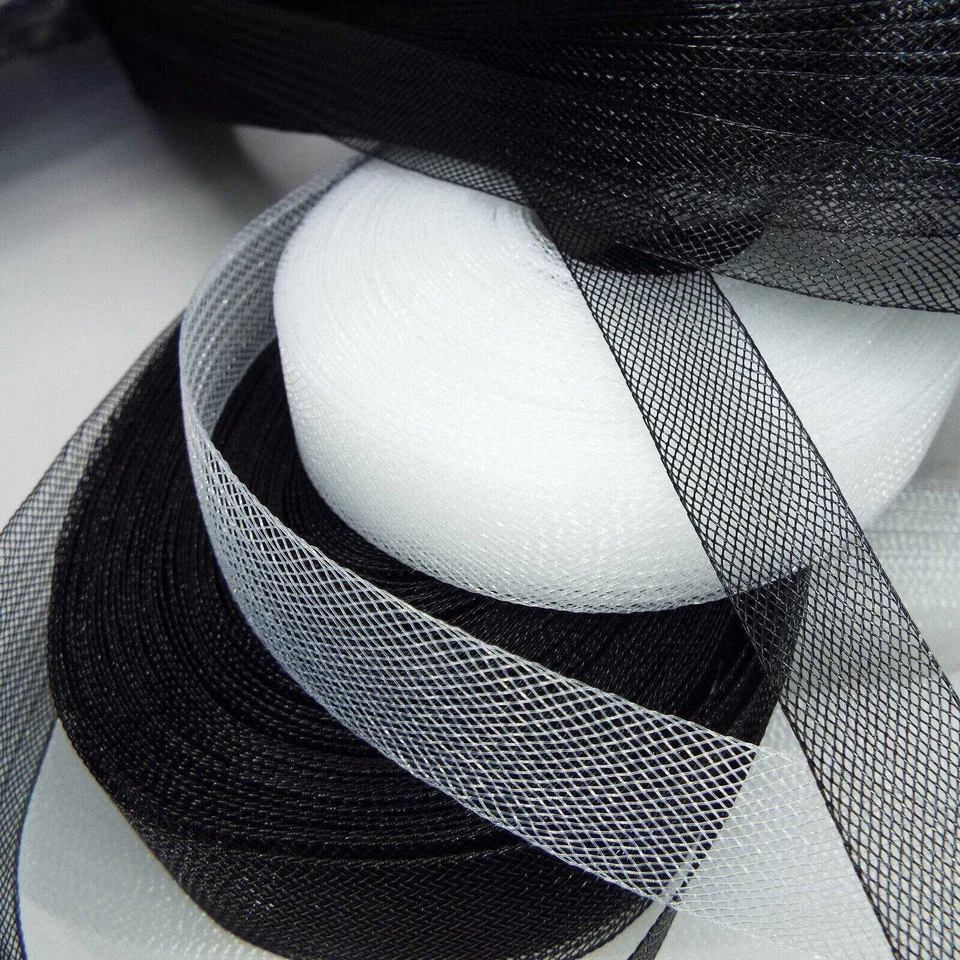 SIMON BROWNE CRAFTS Nylon Horsehair Braid 16mm 19mm 25mm 3cm 38mm 8cm 10cm 15cm 1 2 Or 4 Metres 536D