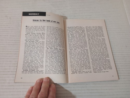 TV Guide Utah ID Sept 24 Fall Preview 1960-1961 Shows Flintstones Andy Griffith - Picture 8 of 20