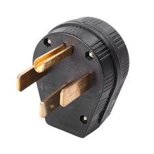 50A 125V Straight Blade US Power Plug 4 Holes Plug Industrial Grade NEMA 14-50P