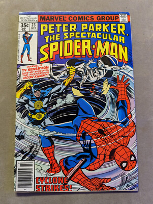 Spectacular Spiderman #23, Marvel Comics, 1978, Moon Knight, FREE UK POSTAGE