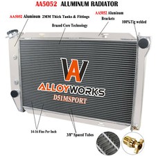 3-row Aluminum Radiator For 1971-1973 Ford Mustang 1969-1972 Ltd Torino V8