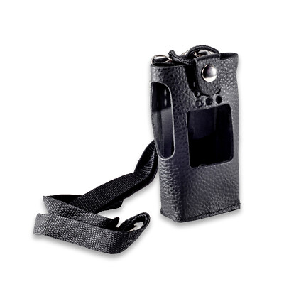 Praktische Ledertasche mit Trageschlaufe für das Rexon RL328S