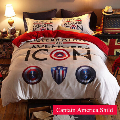 Ropa de cama venenosa para niños del Capitán América, edredón para Cosplay,... - Imagen 1 de 1