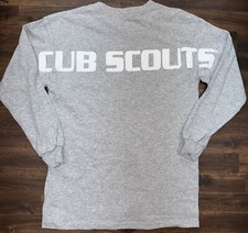 YOUTH Small BOY SCOUTS OF AMERICA Shirt BSA Tee CUB SCOUTS Long Sleeve CSA Kids
