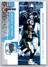 2001 Fleer Game Time #80 Muhsin Muhammad Carolina Panthers