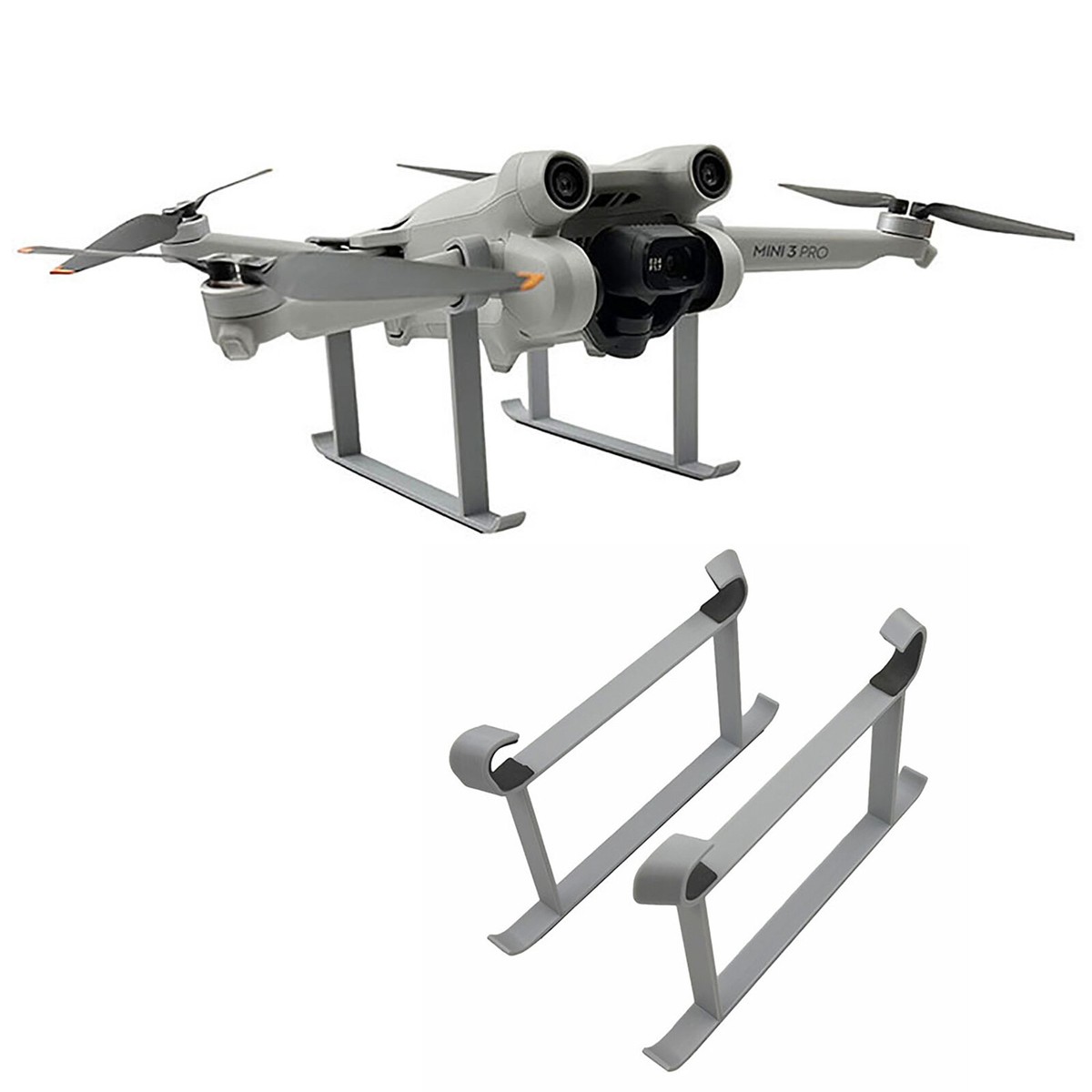 2PCS/Set For DJI Mini 3 Pro Drone Landing Gear Extension 4CM 
