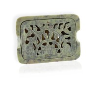Budawi® Seifenschale Aus Speckstein Seifenhalter Motiv Blumenornament