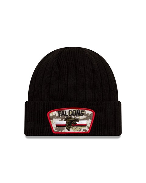 Nfl Atlanta Falcons Salute To Service 2021 WollmüTze Beanie 195853838815-image
