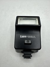 Canon Speedlite 188A Shoe Mount Flash with Carry Case FOR PARTS/REPAIR