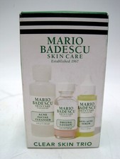 MARIO BADESCU Clear Skin Trio - Cleanser, Drying Lotion, Anti- Acne Serum NEW