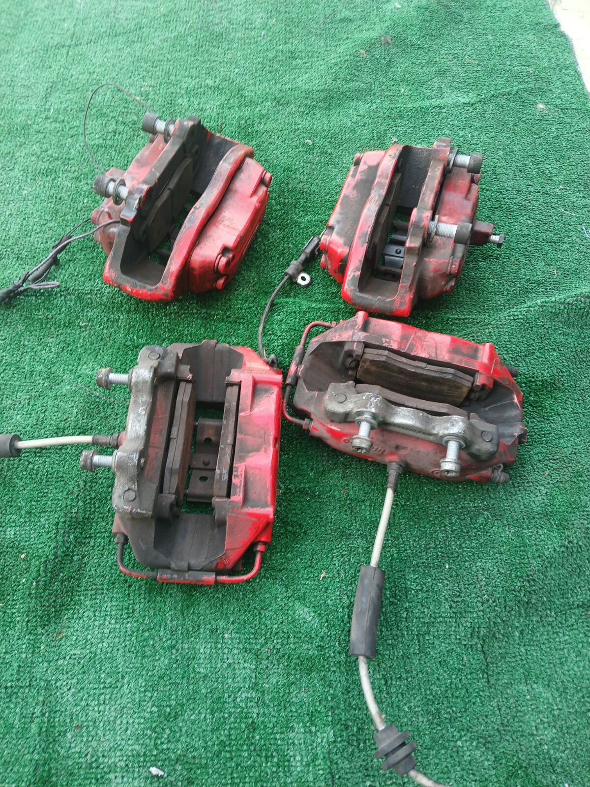 2003-2012 MASERATI QUATTROPORT SET OF FRONT & REAR BREMBO BRAKE CALIPERS