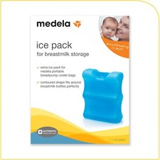 NEW Medela Ice Pack for Breast Milk Storage, Contoured Shape NIB with FREE S H 