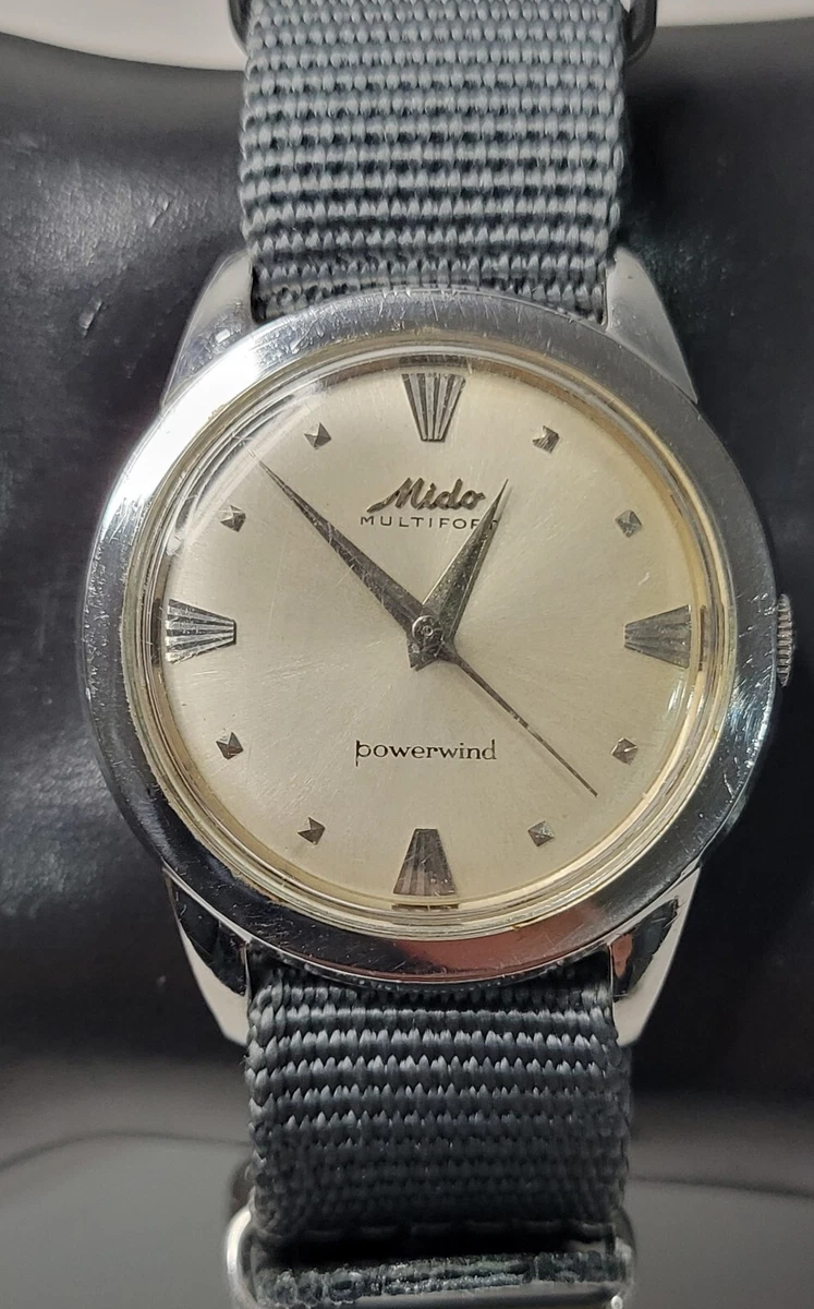 Vintage mido multifort powerwind top